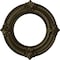 Ekena Millwork Benson Ceiling Medallion (Fits Canopies up to 6 1/8"), 11 1/8"OD x 6 1/8"ID x 5/8"P, Green Gold CM11BNGGS - alternate 1